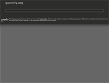 Tablet Screenshot of gaurcity.org